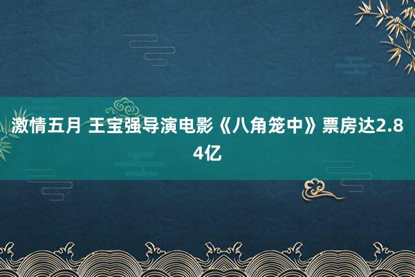 激情五月 王宝强导演电影《八角笼中》票房达2.84亿